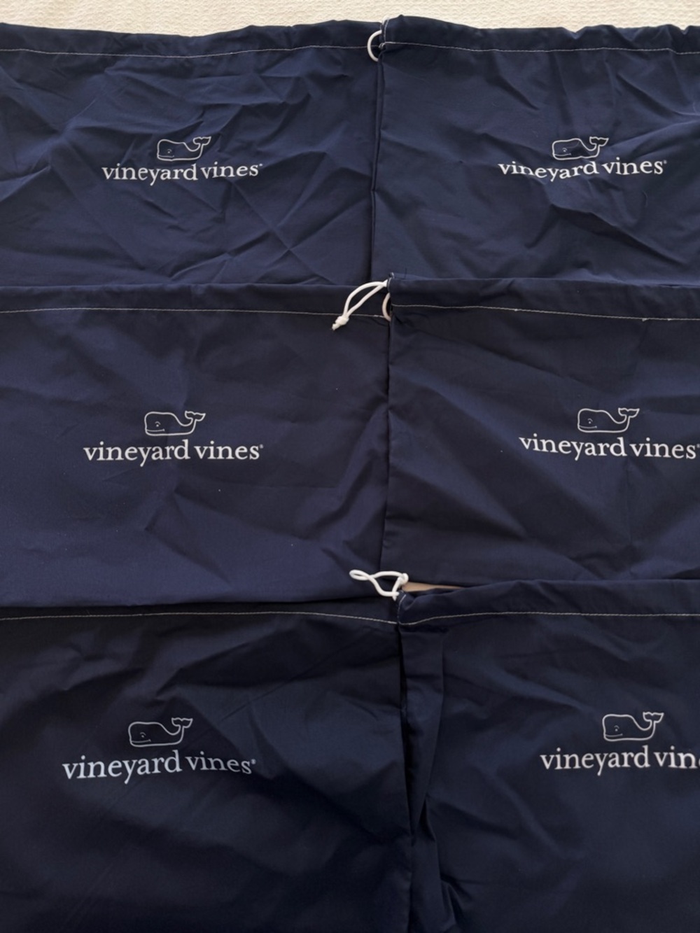 Vineyard Vines 6 Shoe gift Bags new.